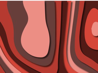 kağıt ile 3D arka plan şekilleri kesim. Soyut kağıt kitap kapağı için şablon arka plan bölmek. Kağıt arka plan kes. Soyut gerçekçi kağıt dekorasyon tasarımı için