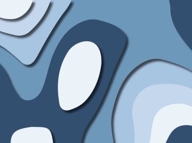 kağıt ile 3D arka plan şekilleri kesim. Soyut kağıt kitap kapağı için şablon arka plan bölmek. Kağıt arka plan kes. Soyut gerçekçi kağıt dekorasyon tasarımı için