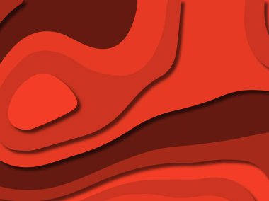 kağıt ile 3D arka plan şekilleri kesim. Soyut kağıt kitap kapağı için şablon arka plan bölmek. Kağıt arka plan kes. Soyut gerçekçi kağıt dekorasyon tasarımı için