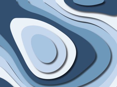 kağıt ile 3D arka plan şekilleri kesim. Soyut kağıt kitap kapağı için şablon arka plan bölmek. Kağıt arka plan kes. Soyut gerçekçi kağıt dekorasyon tasarımı için