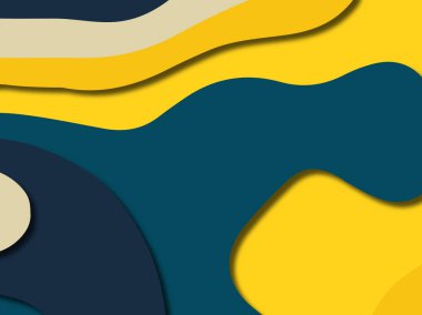 kağıt ile 3D arka plan şekilleri kesim. Soyut kağıt kitap kapağı için şablon arka plan bölmek. Kağıt arka plan kes. Soyut gerçekçi kağıt dekorasyon tasarımı için