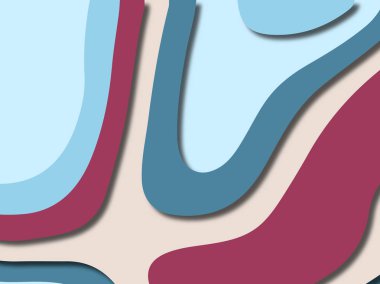 kağıt ile 3D arka plan şekilleri kesim. Soyut kağıt kitap kapağı için şablon arka plan bölmek. Kağıt arka plan kes. Soyut gerçekçi kağıt dekorasyon tasarımı için