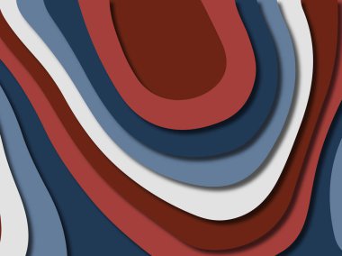 kağıt ile 3D arka plan şekilleri kesim. Soyut kağıt kitap kapağı için şablon arka plan bölmek. Kağıt arka plan kes. Soyut gerçekçi kağıt dekorasyon tasarımı için