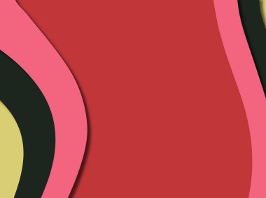 kağıt ile 3D arka plan şekilleri kesim. Soyut kağıt kitap kapağı için şablon arka plan bölmek. Kağıt arka plan kes. Soyut gerçekçi kağıt dekorasyon tasarımı için