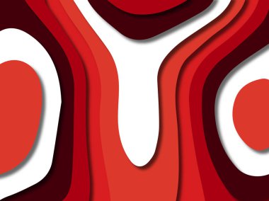 kağıt ile 3D arka plan şekilleri kesim. Soyut kağıt kitap kapağı için şablon arka plan bölmek. Kağıt arka plan kes. Soyut gerçekçi kağıt dekorasyon tasarımı için