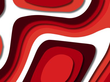 kağıt ile 3D arka plan şekilleri kesim. Soyut kağıt kitap kapağı için şablon arka plan bölmek. Kağıt arka plan kes. Soyut gerçekçi kağıt dekorasyon tasarımı için