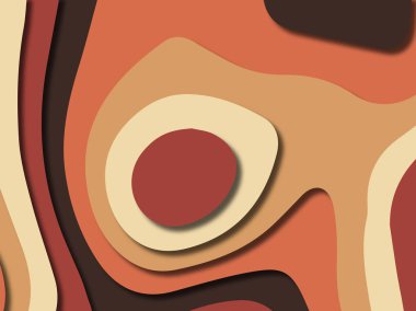 kağıt ile 3D arka plan şekilleri kesim. Soyut kağıt kitap kapağı için şablon arka plan bölmek. Kağıt arka plan kes. Soyut gerçekçi kağıt dekorasyon tasarımı için