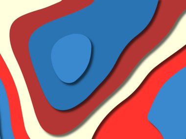 kağıt ile 3D arka plan şekilleri kesim. Soyut kağıt kitap kapağı için şablon arka plan bölmek. Kağıt arka plan kes. Soyut gerçekçi kağıt dekorasyon tasarımı için