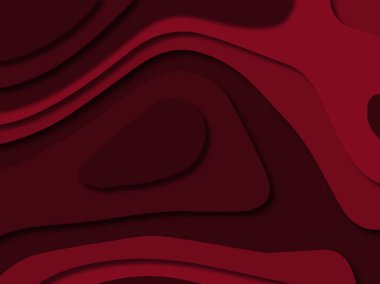 kağıt ile 3D arka plan şekilleri kesim. Soyut kağıt kitap kapağı için şablon arka plan bölmek. Kağıt arka plan kes. Soyut gerçekçi kağıt dekorasyon tasarımı için