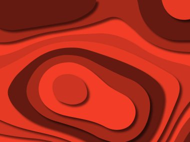 kağıt ile 3D arka plan şekilleri kesim. Soyut kağıt kitap kapağı için şablon arka plan bölmek. Kağıt arka plan kes. Soyut gerçekçi kağıt dekorasyon tasarımı için