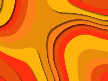 kağıt ile 3D arka plan şekilleri kesim. Soyut kağıt kitap kapağı için şablon arka plan bölmek. Kağıt arka plan kes. Soyut gerçekçi kağıt dekorasyon tasarımı için