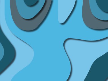 kağıt ile 3D arka plan şekilleri kesim. Soyut kağıt kitap kapağı için şablon arka plan bölmek. Kağıt arka plan kes. Soyut gerçekçi kağıt dekorasyon tasarımı için