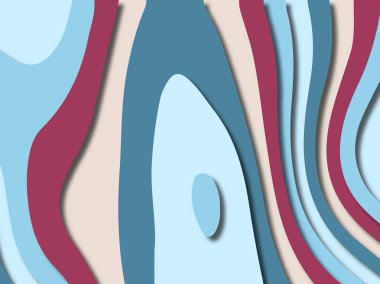 kağıt ile 3D arka plan şekilleri kesim. Soyut kağıt kitap kapağı için şablon arka plan bölmek. Kağıt arka plan kes. Soyut gerçekçi kağıt dekorasyon tasarımı için