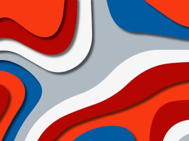 kağıt ile 3D arka plan şekilleri kesim. Soyut kağıt kitap kapağı için şablon arka plan bölmek. Kağıt arka plan kes. Soyut gerçekçi kağıt dekorasyon tasarımı için