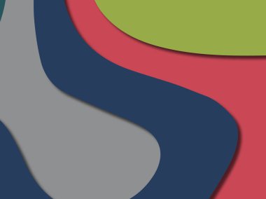 kağıt ile 3D arka plan şekilleri kesim. Soyut kağıt kitap kapağı için şablon arka plan bölmek. Kağıt arka plan kes. Soyut gerçekçi kağıt dekorasyon tasarımı için