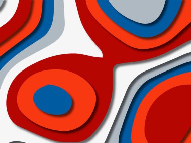 kağıt ile 3D arka plan şekilleri kesim. Soyut kağıt kitap kapağı için şablon arka plan bölmek. Kağıt arka plan kes. Soyut gerçekçi kağıt dekorasyon tasarımı için