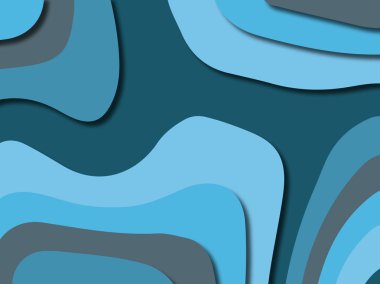 kağıt ile 3D arka plan şekilleri kesim. Soyut kağıt kitap kapağı için şablon arka plan bölmek. Kağıt arka plan kes. Soyut gerçekçi kağıt dekorasyon tasarımı için