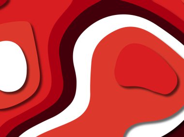 kağıt ile 3D arka plan şekilleri kesim. Soyut kağıt kitap kapağı için şablon arka plan bölmek. Kağıt arka plan kes. Soyut gerçekçi kağıt dekorasyon tasarımı için