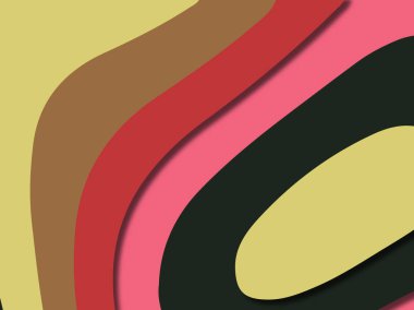 kağıt ile 3D arka plan şekilleri kesim. Soyut kağıt kitap kapağı için şablon arka plan bölmek. Kağıt arka plan kes. Soyut gerçekçi kağıt dekorasyon tasarımı için