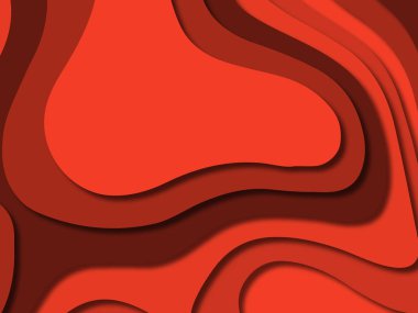 kağıt ile 3D arka plan şekilleri kesim. Soyut kağıt kitap kapağı için şablon arka plan bölmek. Kağıt arka plan kes. Soyut gerçekçi kağıt dekorasyon tasarımı için