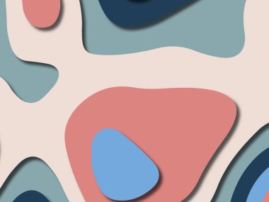 kağıt ile 3D arka plan şekilleri kesim. Soyut kağıt kitap kapağı için şablon arka plan bölmek. Kağıt arka plan kes. Soyut gerçekçi kağıt dekorasyon tasarımı için