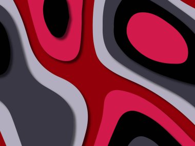 kağıt ile 3D arka plan şekilleri kesim. Soyut kağıt kitap kapağı için şablon arka plan bölmek. Kağıt arka plan kes. Soyut gerçekçi kağıt dekorasyon tasarımı için