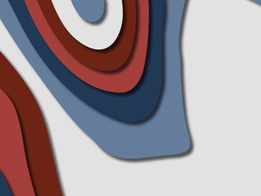 kağıt ile 3D arka plan şekilleri kesim. Soyut kağıt kitap kapağı için şablon arka plan bölmek. Kağıt arka plan kes. Soyut gerçekçi kağıt dekorasyon tasarımı için