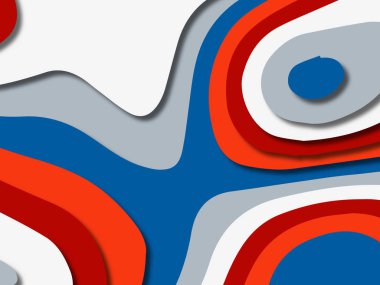 kağıt ile 3D arka plan şekilleri kesim. Soyut kağıt kitap kapağı için şablon arka plan bölmek. Kağıt arka plan kes. Soyut gerçekçi kağıt dekorasyon tasarımı için