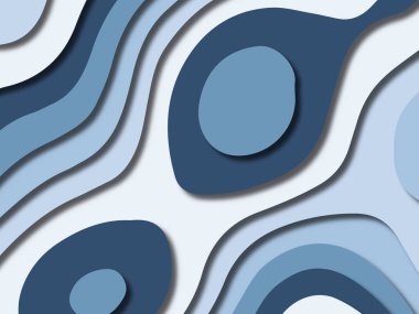 kağıt ile 3D arka plan şekilleri kesim. Soyut kağıt kitap kapağı için şablon arka plan bölmek. Kağıt arka plan kes. Soyut gerçekçi kağıt dekorasyon tasarımı için