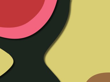 kağıt ile 3D arka plan şekilleri kesim. Soyut kağıt kitap kapağı için şablon arka plan bölmek. Kağıt arka plan kes. Soyut gerçekçi kağıt dekorasyon tasarımı için