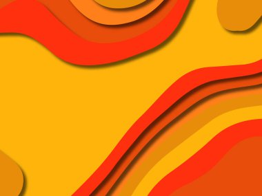 kağıt ile 3D arka plan şekilleri kesim. Soyut kağıt kitap kapağı için şablon arka plan bölmek. Kağıt arka plan kes. Soyut gerçekçi kağıt dekorasyon tasarımı için