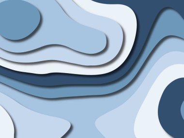 kağıt ile 3D arka plan şekilleri kesim. Soyut kağıt kitap kapağı için şablon arka plan bölmek. Kağıt arka plan kes. Soyut gerçekçi kağıt dekorasyon tasarımı için