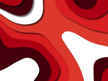 kağıt ile 3D arka plan şekilleri kesim. Soyut kağıt kitap kapağı için şablon arka plan bölmek. Kağıt arka plan kes. Soyut gerçekçi kağıt dekorasyon tasarımı için