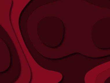 kağıt ile 3D arka plan şekilleri kesim. Soyut kağıt kitap kapağı için şablon arka plan bölmek. Kağıt arka plan kes. Soyut gerçekçi kağıt dekorasyon tasarımı için