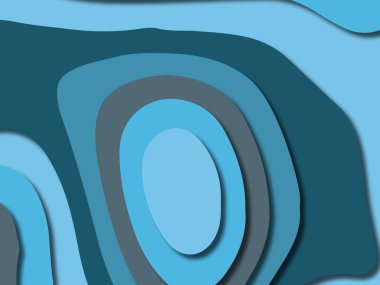 kağıt ile 3D arka plan şekilleri kesim. Soyut kağıt kitap kapağı için şablon arka plan bölmek. Kağıt arka plan kes. Soyut gerçekçi kağıt dekorasyon tasarımı için