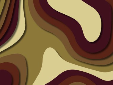 kağıt ile 3D arka plan şekilleri kesim. Soyut kağıt kitap kapağı için şablon arka plan bölmek. Kağıt arka plan kes. Soyut gerçekçi kağıt dekorasyon tasarımı için