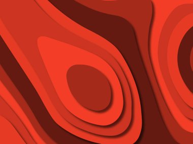 kağıt ile 3D arka plan şekilleri kesim. Soyut kağıt kitap kapağı için şablon arka plan bölmek. Kağıt arka plan kes. Soyut gerçekçi kağıt dekorasyon tasarımı için