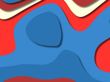 kağıt ile 3D arka plan şekilleri kesim. Soyut kağıt kitap kapağı için şablon arka plan bölmek. Kağıt arka plan kes. Soyut gerçekçi kağıt dekorasyon tasarımı için