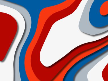 kağıt ile 3D arka plan şekilleri kesim. Soyut kağıt kitap kapağı için şablon arka plan bölmek. Kağıt arka plan kes. Soyut gerçekçi kağıt dekorasyon tasarımı için