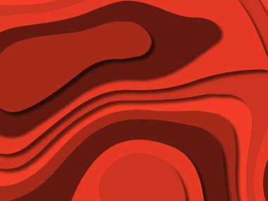 kağıt ile 3D arka plan şekilleri kesim. Soyut kağıt kitap kapağı için şablon arka plan bölmek. Kağıt arka plan kes. Soyut gerçekçi kağıt dekorasyon tasarımı için