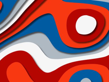 kağıt ile 3D arka plan şekilleri kesim. Soyut kağıt kitap kapağı için şablon arka plan bölmek. Kağıt arka plan kes. Soyut gerçekçi kağıt dekorasyon tasarımı için