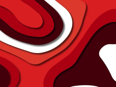 kağıt ile 3D arka plan şekilleri kesim. Soyut kağıt kitap kapağı için şablon arka plan bölmek. Kağıt arka plan kes. Soyut gerçekçi kağıt dekorasyon tasarımı için