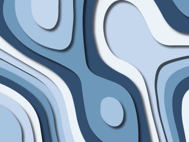 kağıt ile 3D arka plan şekilleri kesim. Soyut kağıt kitap kapağı için şablon arka plan bölmek. Kağıt arka plan kes. Soyut gerçekçi kağıt dekorasyon tasarımı için