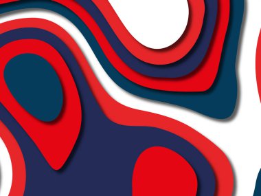 kağıt ile 3D arka plan şekilleri kesim. Soyut kağıt kitap kapağı için şablon arka plan bölmek. Kağıt arka plan kes. Soyut gerçekçi kağıt dekorasyon tasarımı için