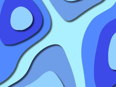 kağıt ile 3D arka plan şekilleri kesim. Soyut kağıt kitap kapağı için şablon arka plan bölmek. Kağıt arka plan kes. Soyut gerçekçi kağıt dekorasyon tasarımı için