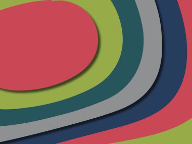 kağıt ile 3D arka plan şekilleri kesim. Soyut kağıt kitap kapağı için şablon arka plan bölmek. Kağıt arka plan kes. Soyut gerçekçi kağıt dekorasyon tasarımı için