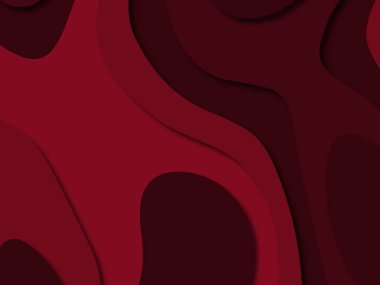 kağıt ile 3D arka plan şekilleri kesim. Soyut kağıt kitap kapağı için şablon arka plan bölmek. Kağıt arka plan kes. Soyut gerçekçi kağıt dekorasyon tasarımı için