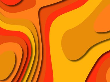 kağıt ile 3D arka plan şekilleri kesim. Soyut kağıt kitap kapağı için şablon arka plan bölmek. Kağıt arka plan kes. Soyut gerçekçi kağıt dekorasyon tasarımı için