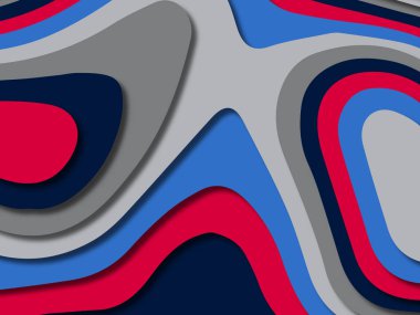 kağıt ile 3D arka plan şekilleri kesim. Soyut kağıt kitap kapağı için şablon arka plan bölmek. Kağıt arka plan kes. Soyut gerçekçi kağıt dekorasyon tasarımı için