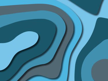 kağıt ile 3D arka plan şekilleri kesim. Soyut kağıt kitap kapağı için şablon arka plan bölmek. Kağıt arka plan kes. Soyut gerçekçi kağıt dekorasyon tasarımı için